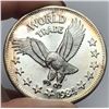 Image 1 : 1984 World Trade Eagle One World Trade Unit 1 ozt .999 Silver