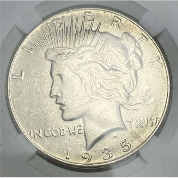 1935 Peace Silver Dollar MS64