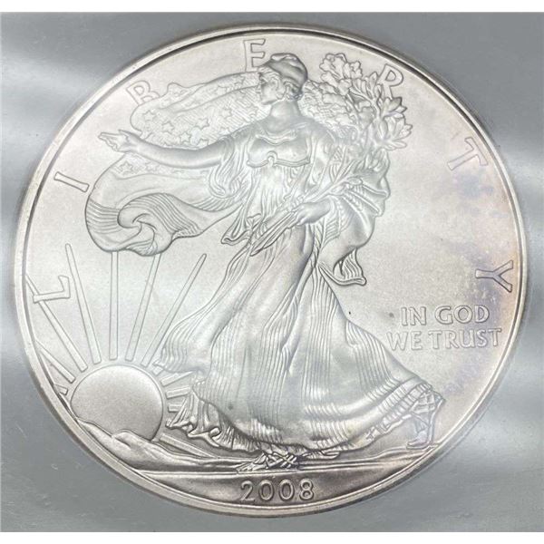 2008 American Silver Eagle MS70