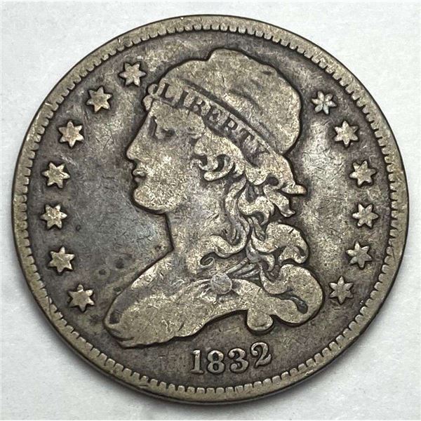 1832 Capped Bust Silver Quarter VF