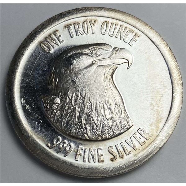 No.183 Bald Eagle 1 ozt .999 Silver