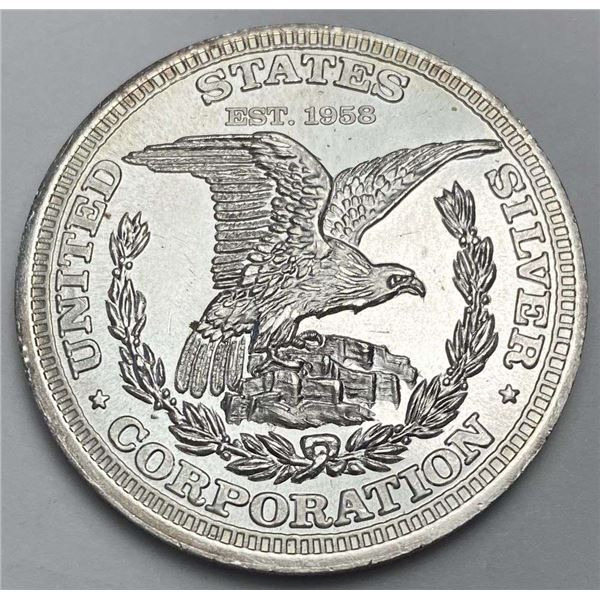 1958 United States Silver Corporation 1 ozt .999 Silver