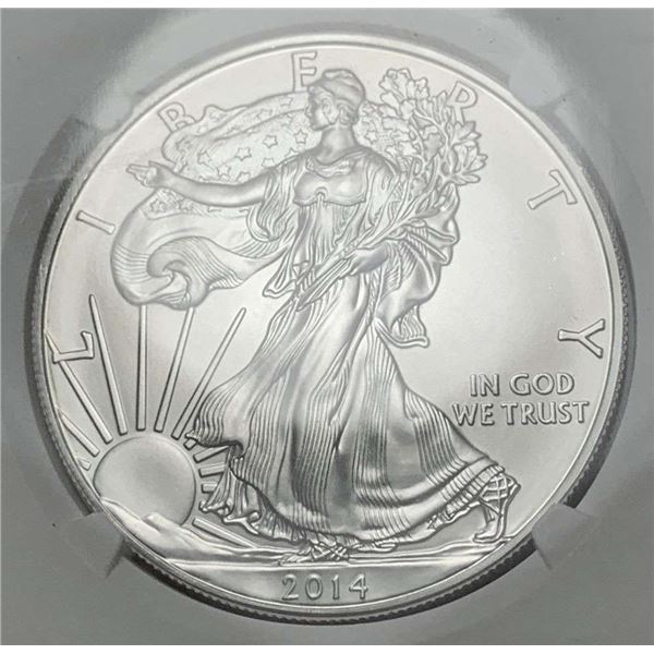 2014(S) American Silver Eagle NGC MS70 Early Releases