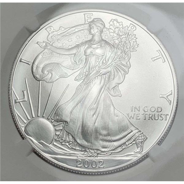 2002 American Silver Eagle NGC MS69