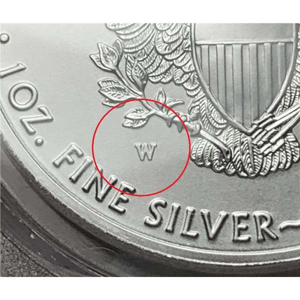 2020-W Burnished American Silver Eagle PCGS SP70 Signed By Jim Peed