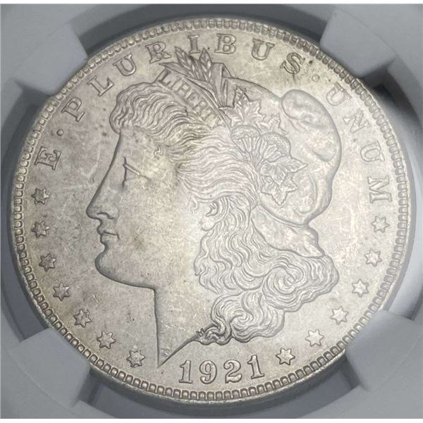 1921 Morgan Silver Dollar NGC MS64