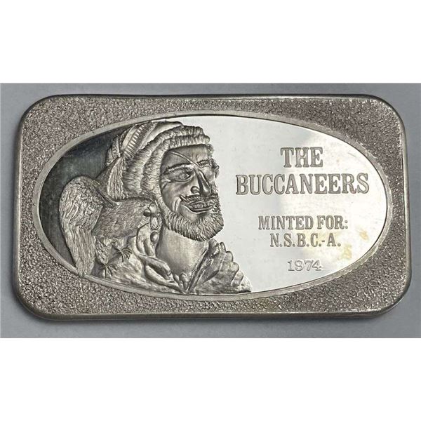 1974 The Buccaneers 1 ozt .999 Silver Bar
