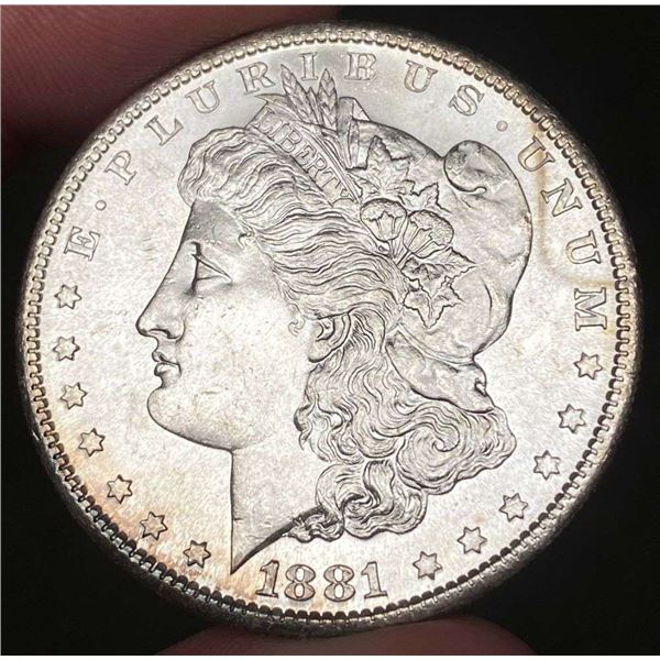 1881-S Morgan Silver Dollar MS64