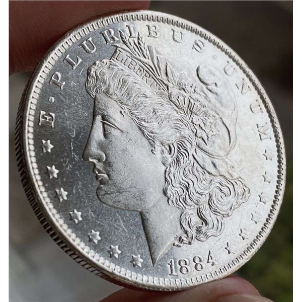 1884-O Morgan Silver Dollar Gem BU DMPL