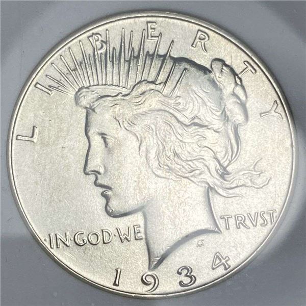 1934 Peace Silver Dollar MS64