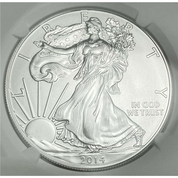 2014(W) American Silver Eagle NGC MS70 Early Releases