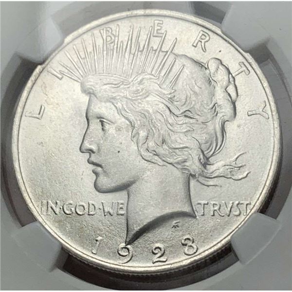 1923 Peace Silver Dollar NGC MS65