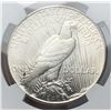 Image 2 : 1925 Peace Silver Dollar NGC MS65