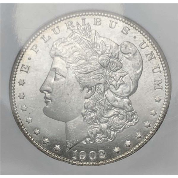 1902-O Morgan Silver Dollar NGC MS65