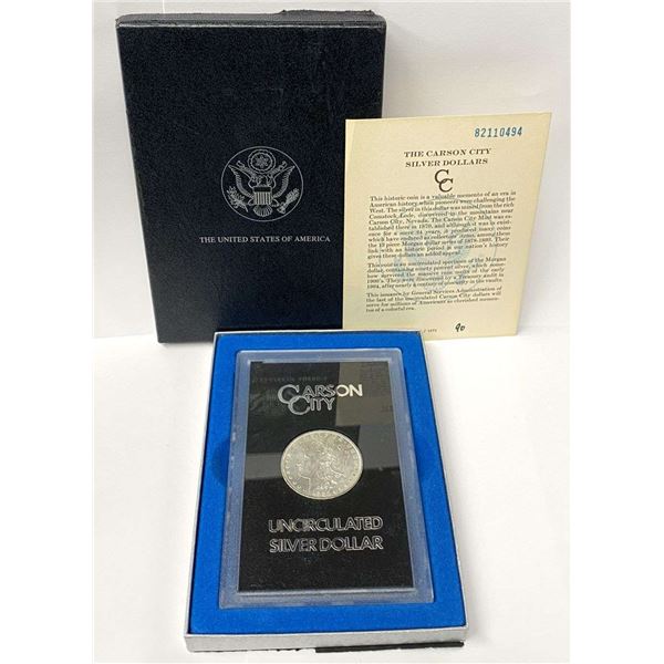 1882-CC Morgan Silver Dollar GSA