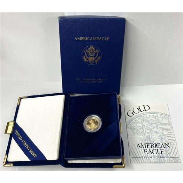 1996-W 1/10 ozt $5 American Gold Eagle PF69+