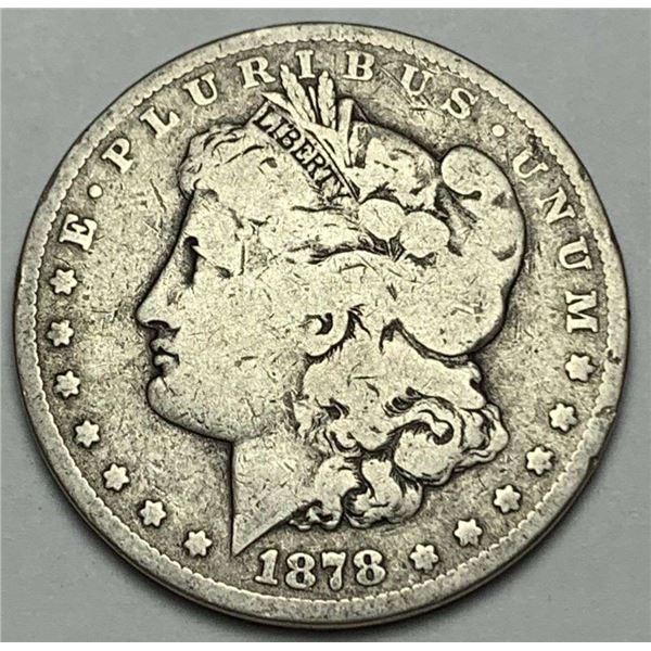 1878-CC Morgan Silver Dollar Good