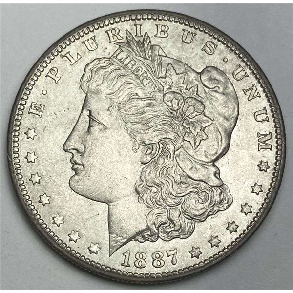 1887-S Morgan Silver Dollar MS62