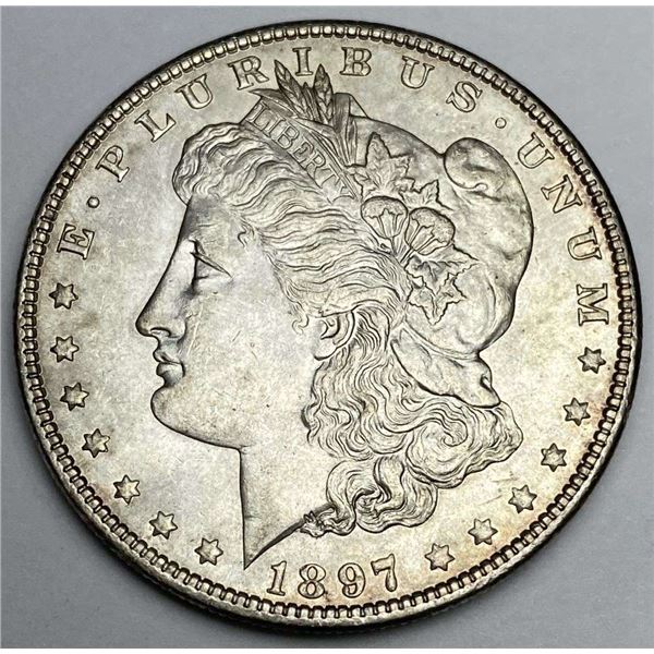 1897 Morgan Silver Dollar MS64