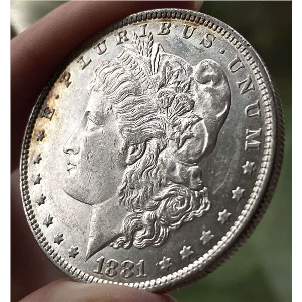 1881-O Morgan Silver Dollar MS63 PL