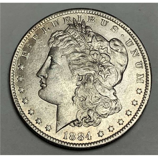 1884-O Morgan Silver Dollar MS63