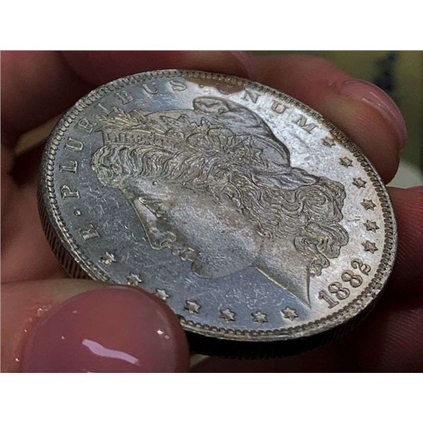 1882-O Morgan Silver Dollar MS63 PL