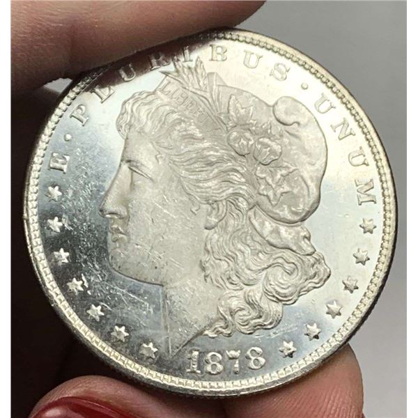 1878-S Morgan Silver Dollar MS63 PL