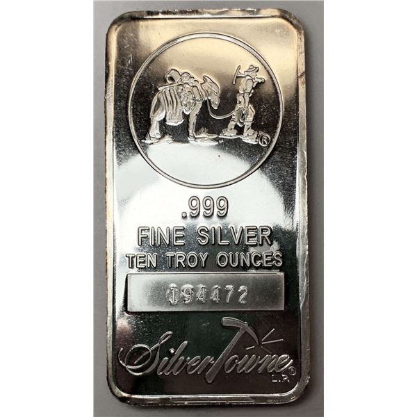 SilverTowne 10 ozt .999 Silver Bar