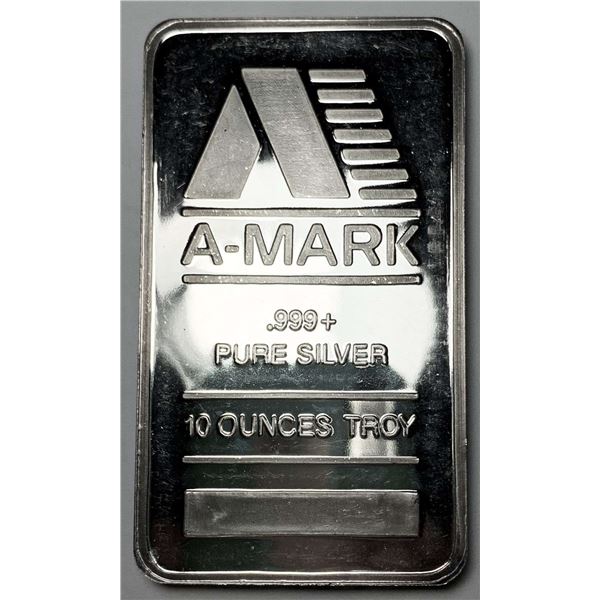 A-Mark 10 ozt .999 Silver Bar