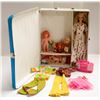 Image 2 : VINTAGE BARBIE CASE WITH DOLLS ETC