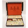 ANTIQUE MAHJONG TILE SET IN BOX