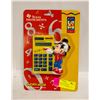 VINTAGE MICKEY MOUSE CALCULATOR IN PACKAGE