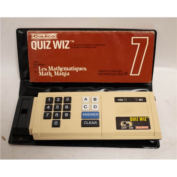 COLECO QUIZ WHIZ GAME WORKS