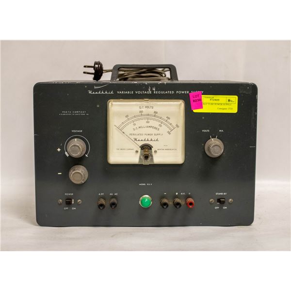 HEATHKIT TUBE POWER SUPPLU UNIT