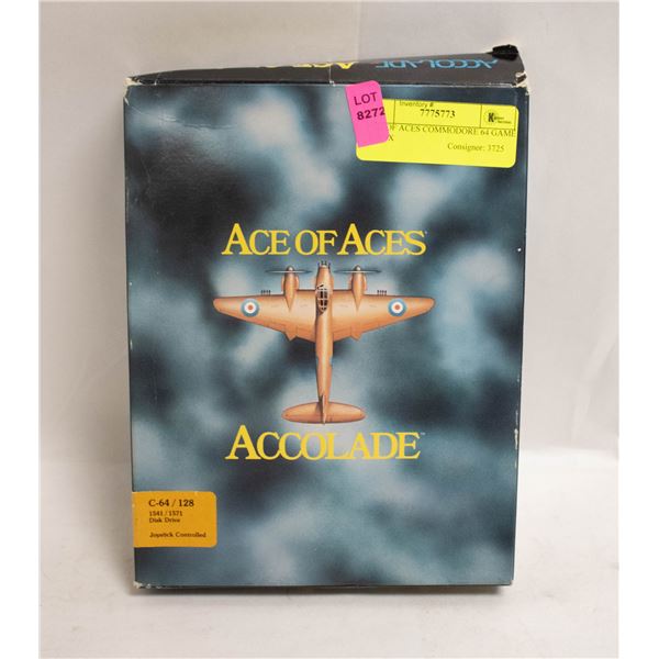 ACE OF ACES COMMODORE 64 GAME W BOX