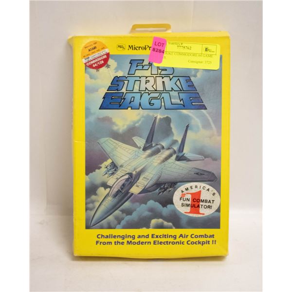 F15 STRIKE COMMODORE 64 GAME W BOX