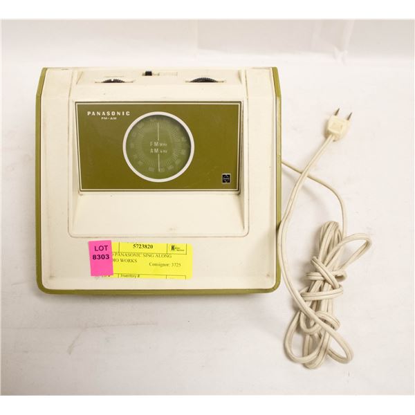 1970 PANASONIC SING ALONG RADIO WORKS