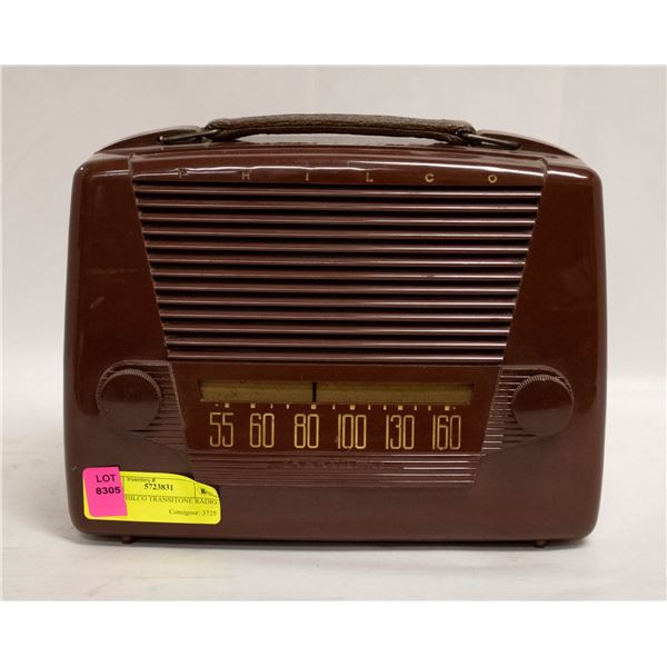 1050S PHILCO TRANSITONE RADIO WORKS