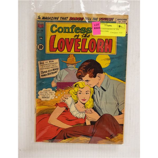 10 CENT CONFESSIONS OF THE LOVELORN COMIC