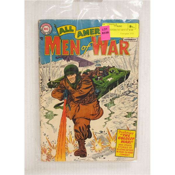 10 CENT AMERICAN MEN AT WAR COMIC