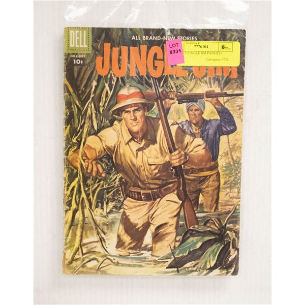 10 CENT JUNGLE JIM PAINTED COVER