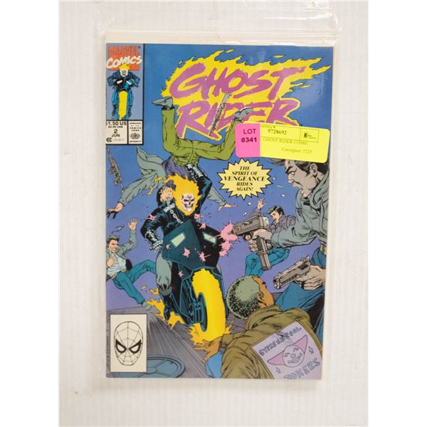 2ND ISSUE GHOST RIDER COMIC