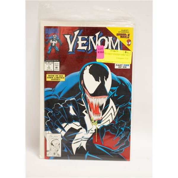 First Venom MARVEL FIRST VENOM COMIC NO 1