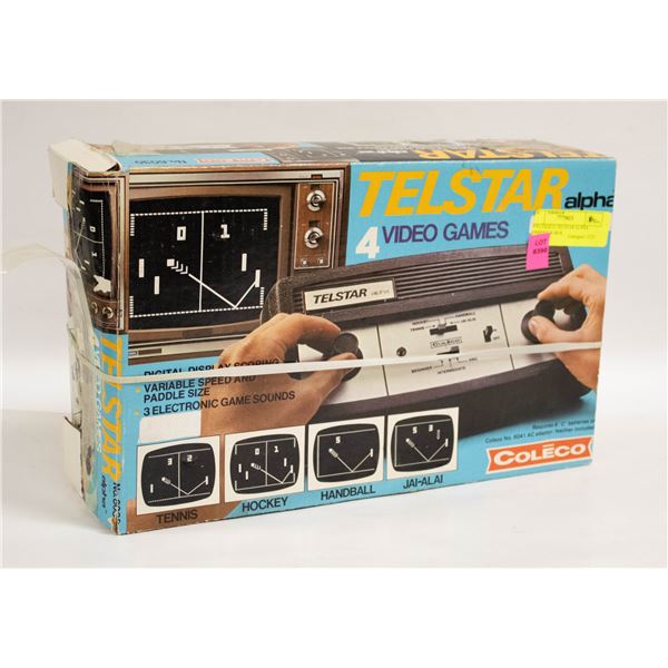 1978 COLECO TELSTAR ALPHA CONSOLE W BOX