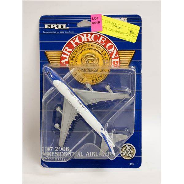 1989 ERTL AIR FORCE ONE IN PACK