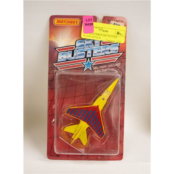 1988 MATCHBOX SKY BUSTER PLANE IN PACK