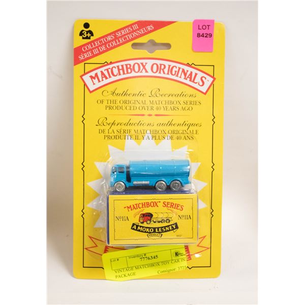 VINTAGE MATCHBOX TOY CAR IN PACKAGE