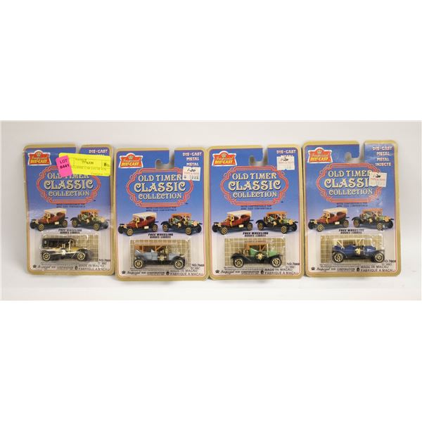 1980S CLASSIC CAR LOT OF 4 IN PACK
