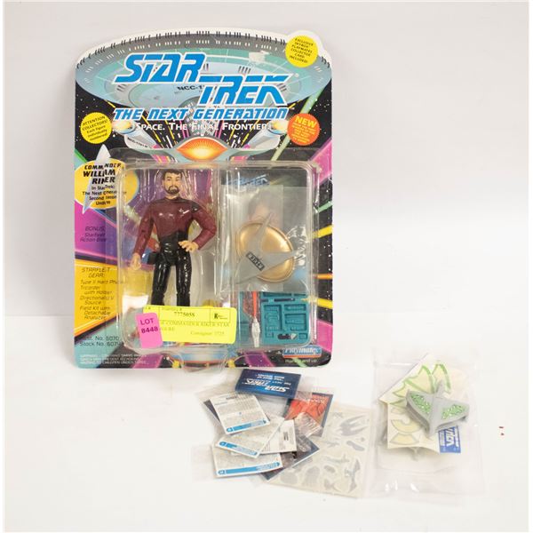 VINTAGE COMMANDER RIKER STAR TREK FIGURE