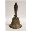 Image 1 : ANTIQUE BRASS SCHOOL BELL